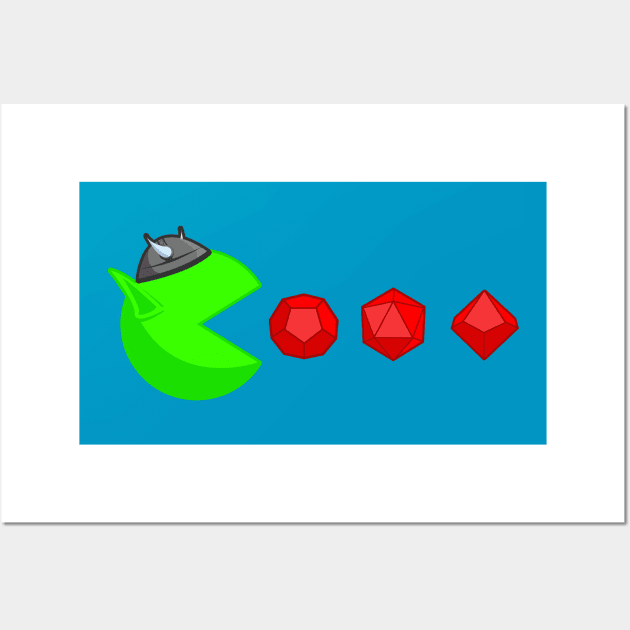 Dice Pac(k) Man-Goblin Wall Art by Shiron